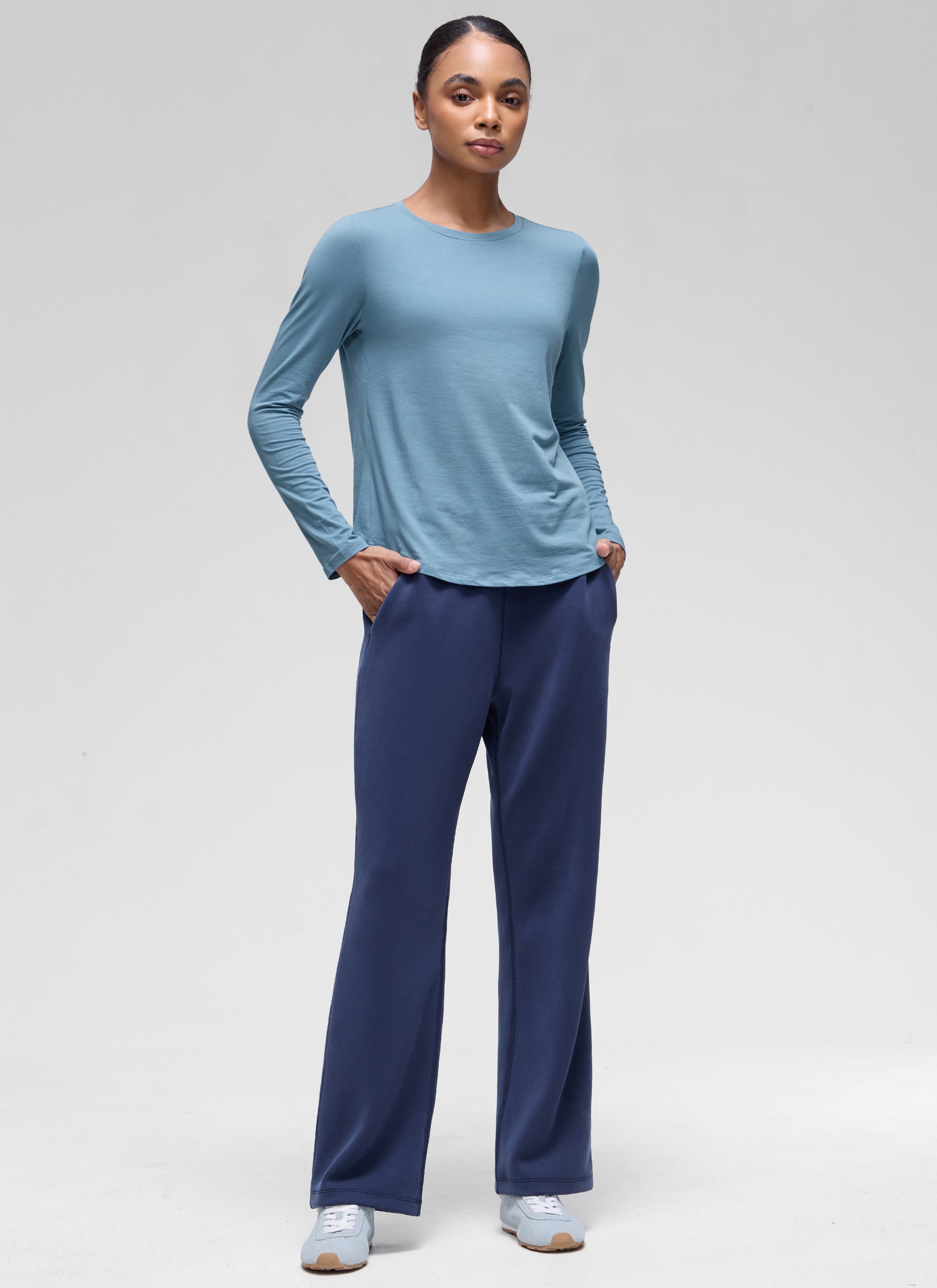 Pima Cotton Workout Long Sleeve