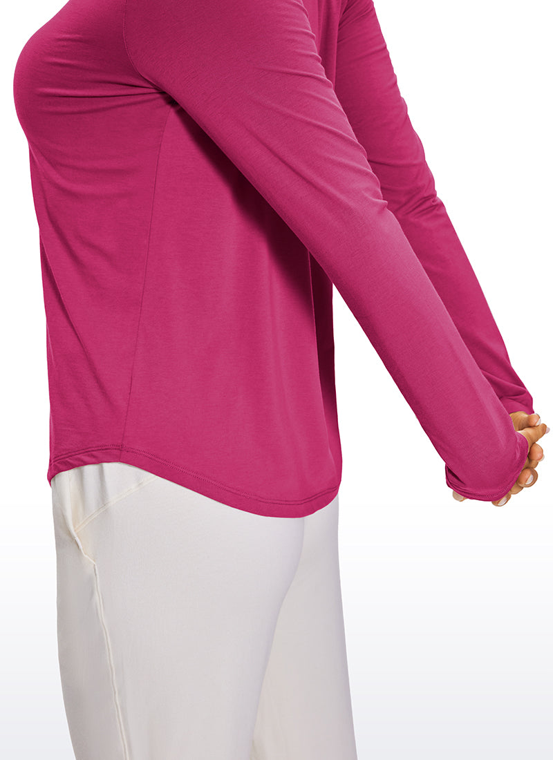 Pima Cotton Workout Long Sleeve