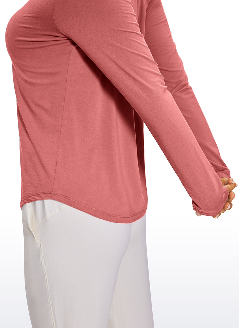 Pima Cotton Workout Long Sleeve