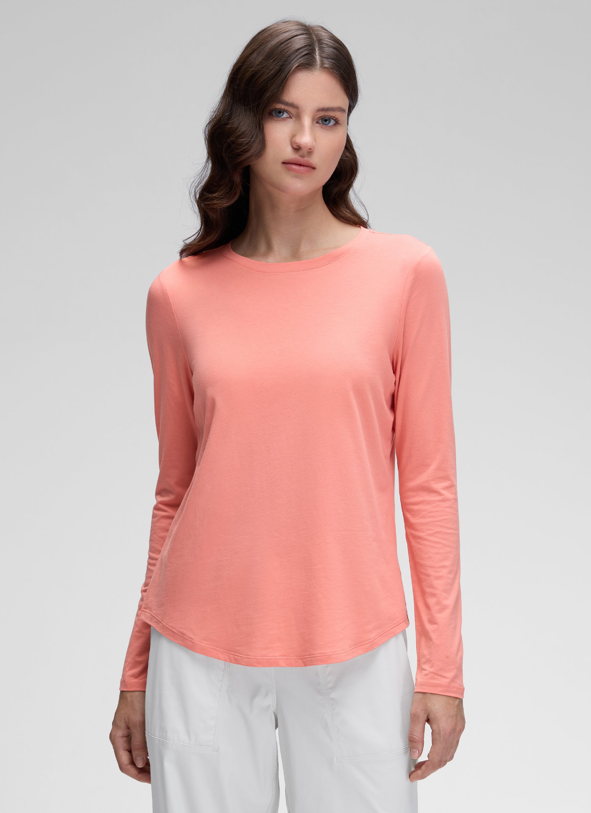 Pima Cotton Workout Long Sleeve