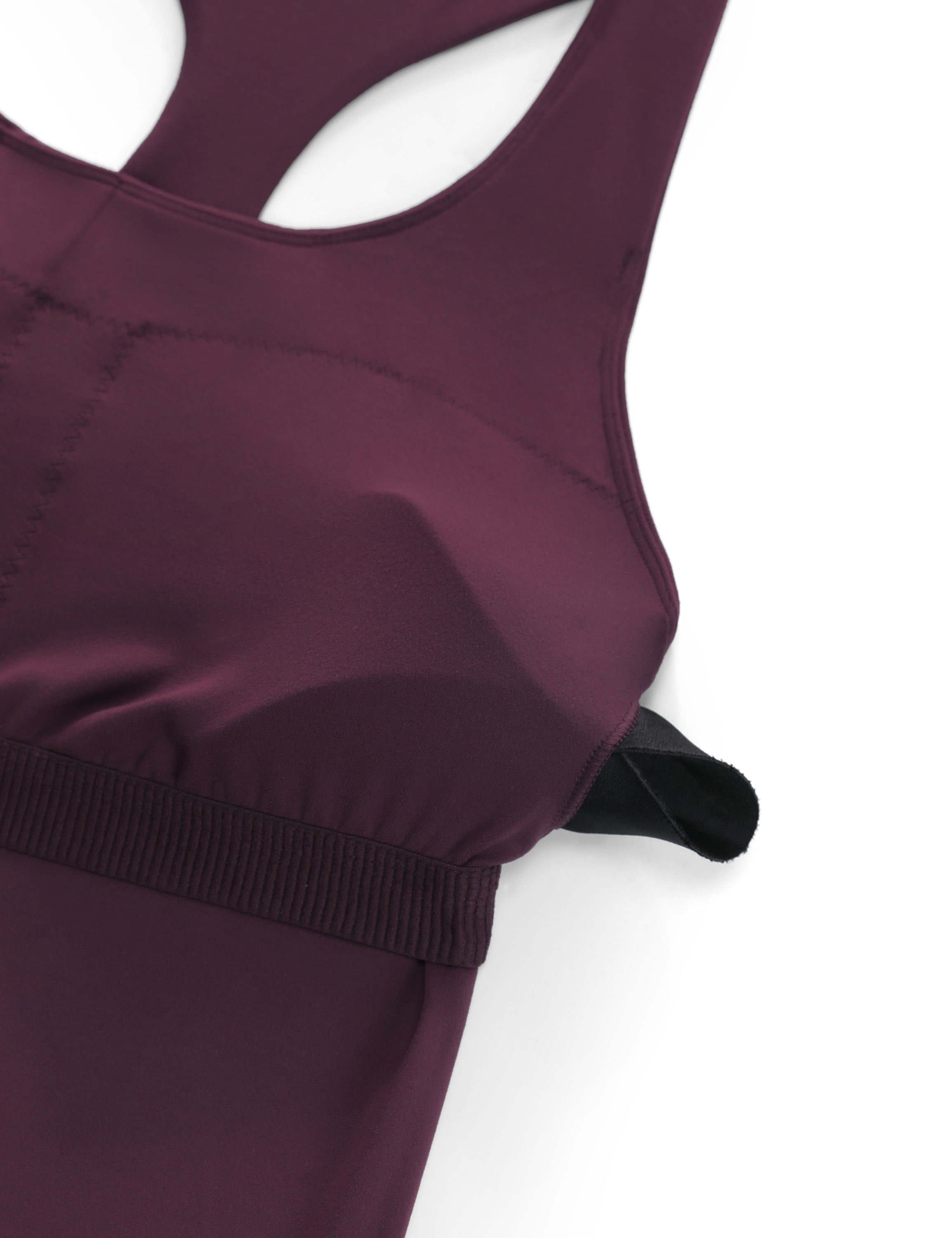 Butterluxe Waist Length Built in Bra Tank
