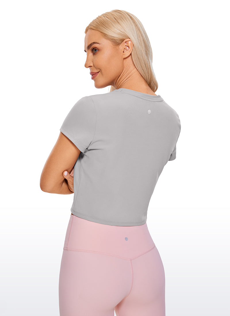 Butterluxe Cropped Short Sleeve