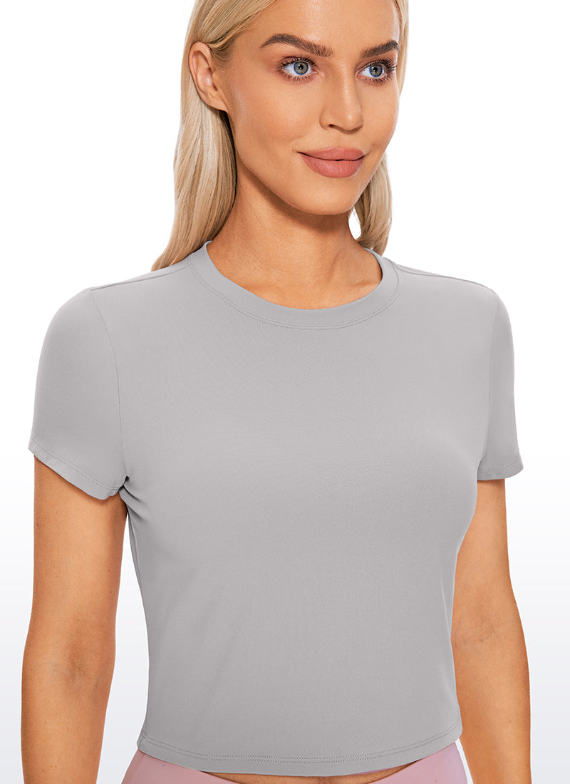 Butterluxe Cropped Short Sleeve