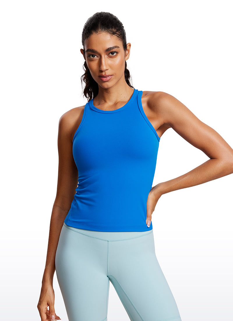 Butterluxe Waist Length  Racerback Tank