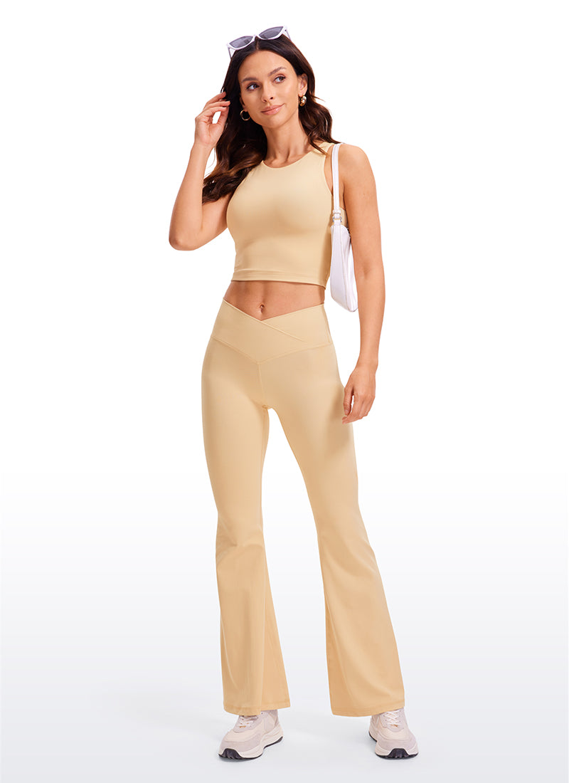 Butterluxe Cropped Wide Back Tank