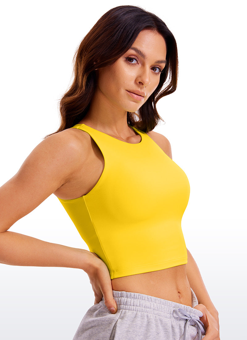 Butterluxe Cropped Wide Back Tank