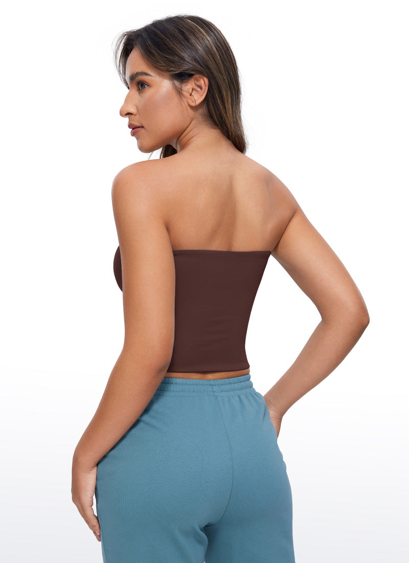 Butterluxe Top Doble Forro Sin Tirantes