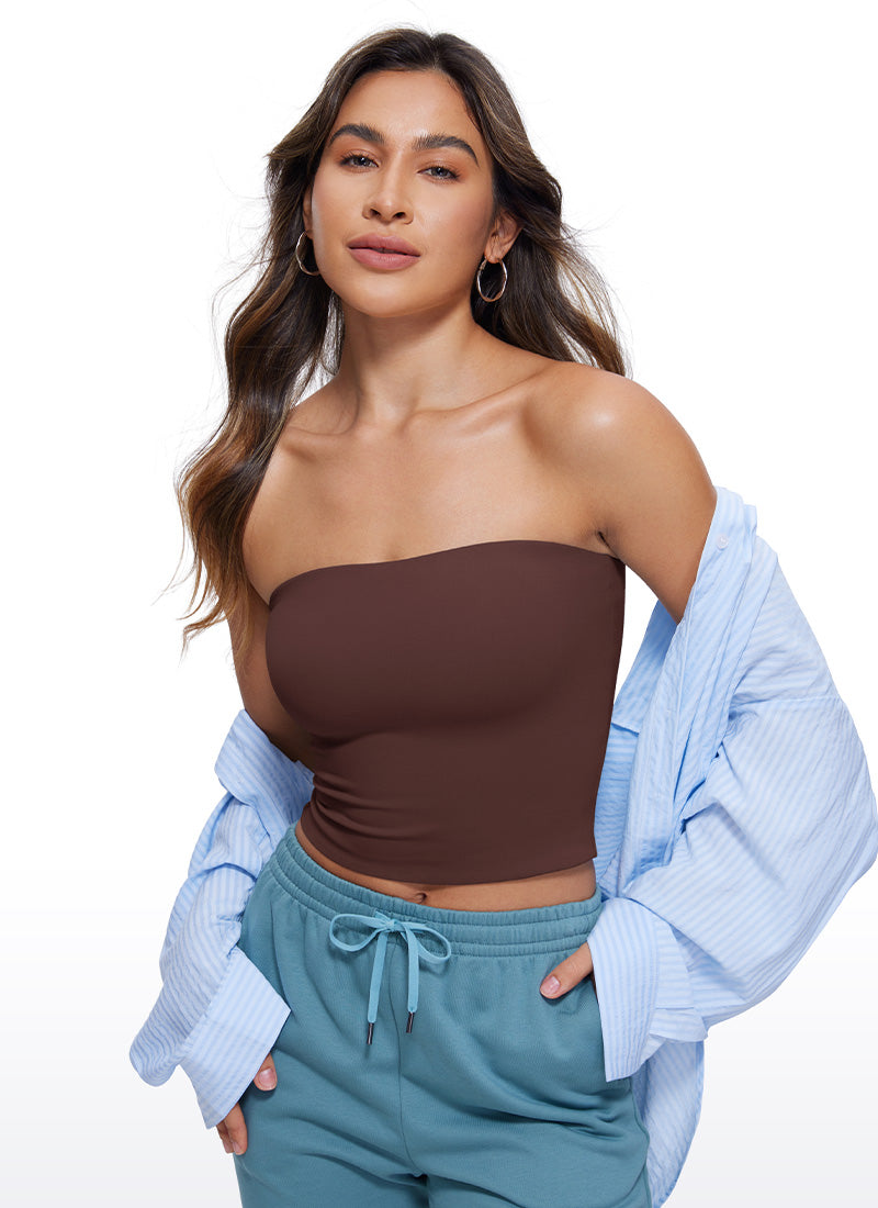 Butterluxe Double Lined Strapless Top