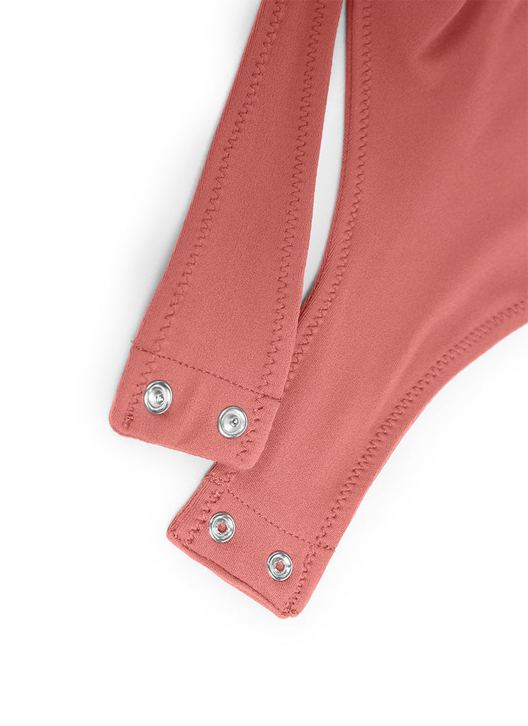 CRZ YOGA Women's Yoga Tight Fit Scoop Neck Short Sleeves Bodysuits Borealis Green