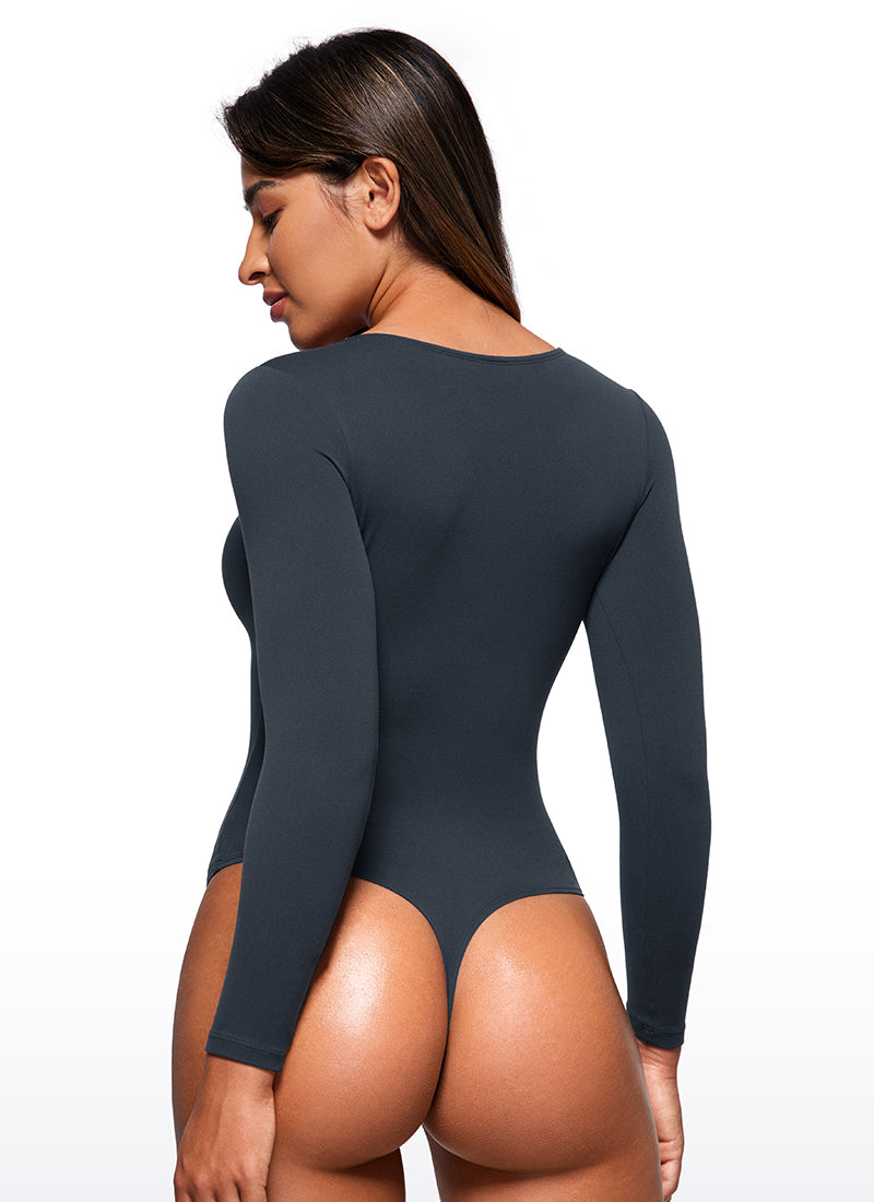 Butterluxe Long Sleeve  Crew Neck Bodysuits