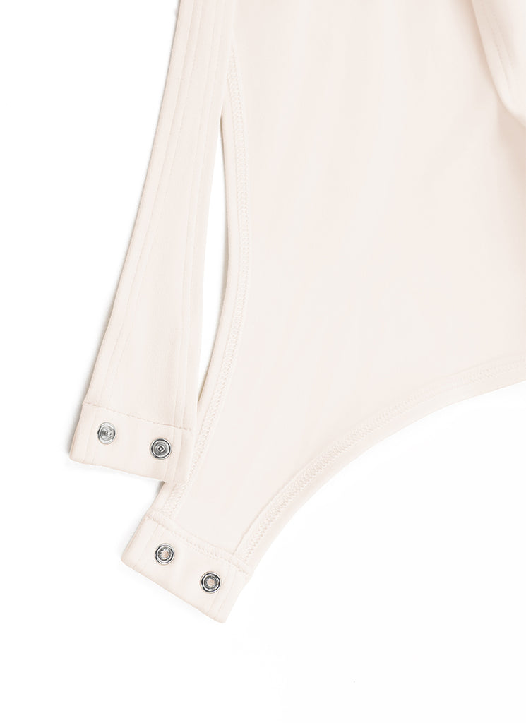 CRZ YOGA Women's Yoga Tight Fit Mock Turtleneck Long Sleeves Bodysuits Viva Magenta