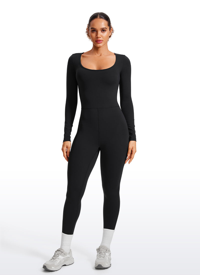 Butterluxe Scoop Neck Long Sleeve Jumpsuits  25