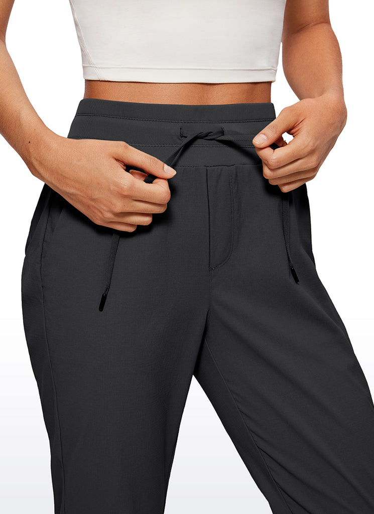 CRZ YOGA Women's Hiking Casual Relaxed Fit Ripstop Jogger Pockets 28'' Nubei blue