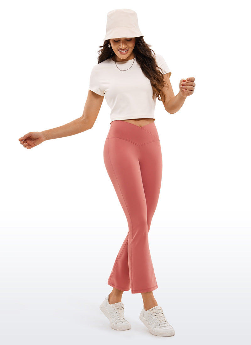 Butterluxe Crossover Flare Leggings 25,6'' - V-Taille überkreuzt