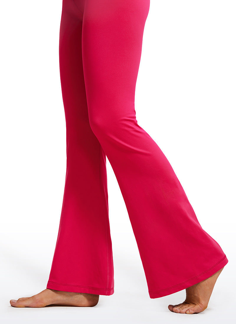 CRZ YOGA Women Butterluxe V Crossover High Waist Flare Leggings 31