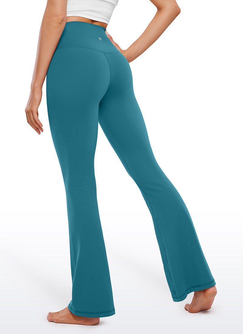 CRZ YOGA Women Butterluxe V Crossover High Waist Flare Leggings 31