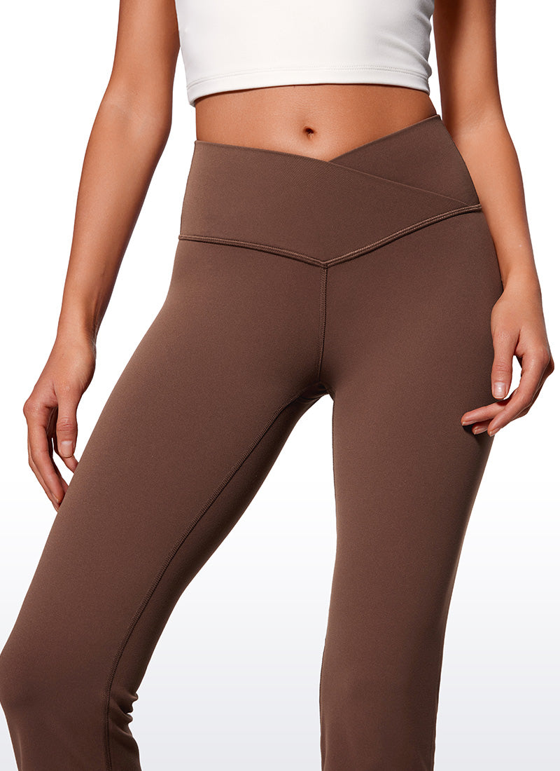 Butterluxe Flare Leggings 31'' - V-Taille überkreuzt