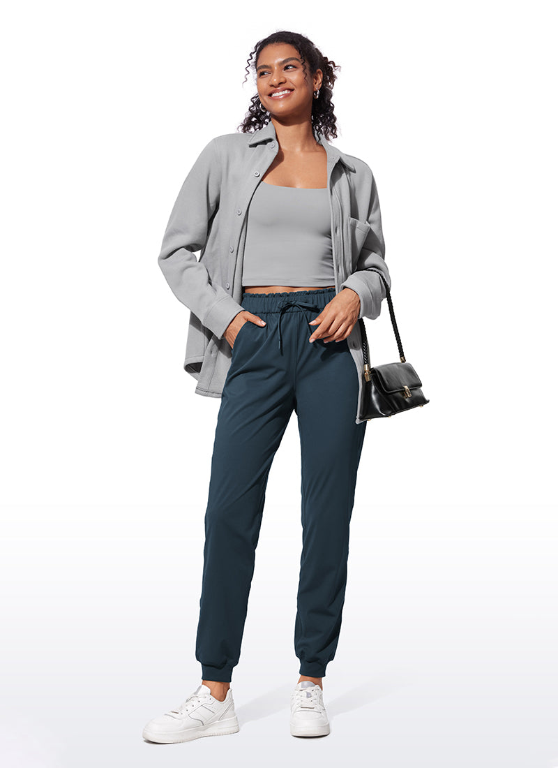 CRZ YOGA Women 4-Way Stretch High Waisted Pockets Joggers Casual 28