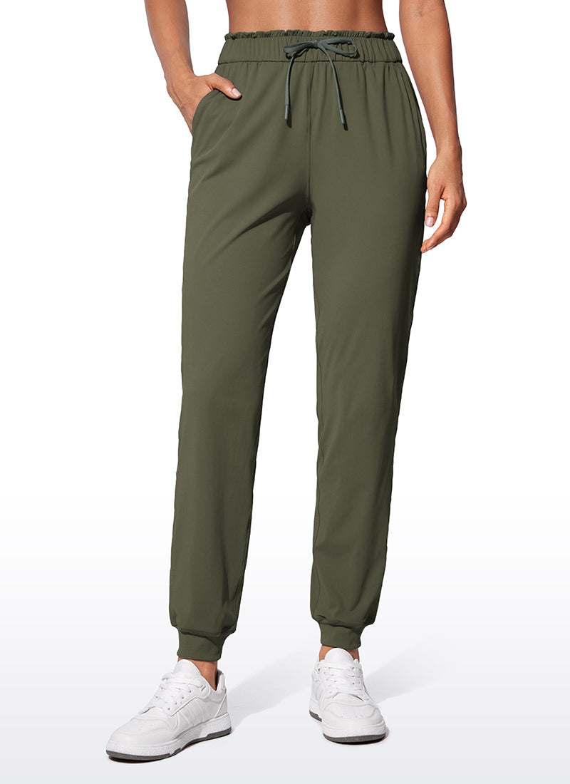 CRZ YOGA Women 4-Way Stretch High Waisted Pockets Joggers Casual 28