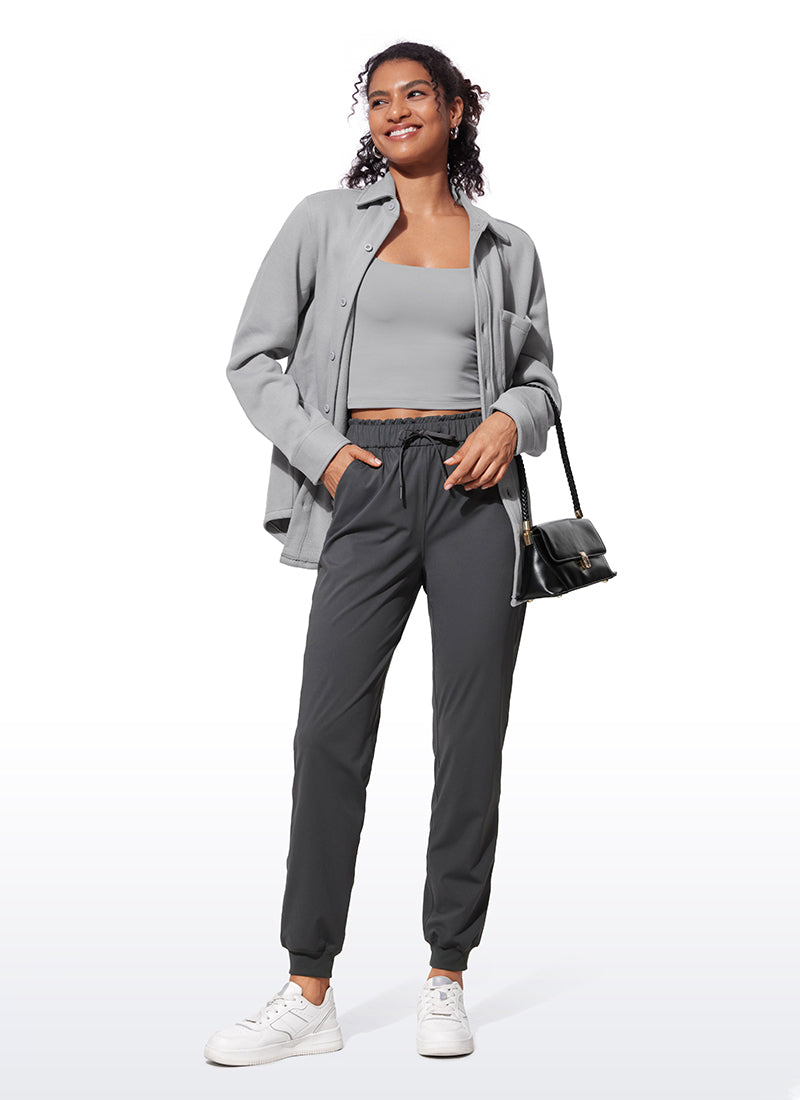 CRZ YOGA Women 4-Way Stretch High Waisted Pockets Joggers Casual 28