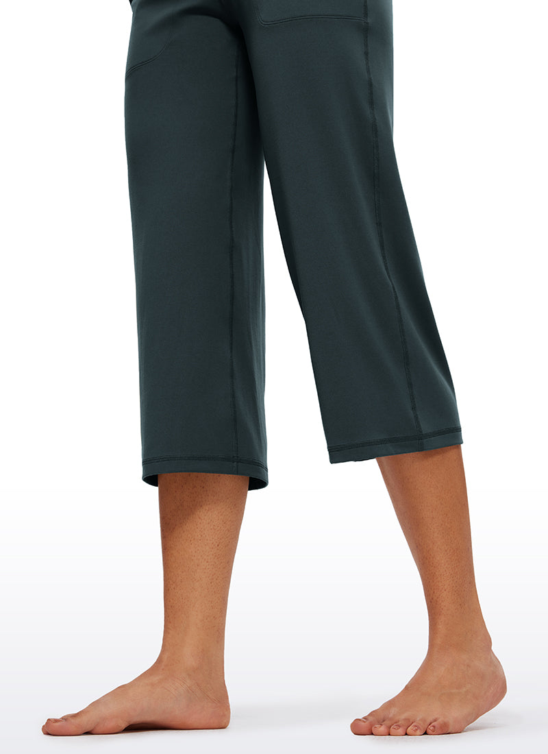 Butterluxe High Waist Wide Leg Pants with Pockets 23''