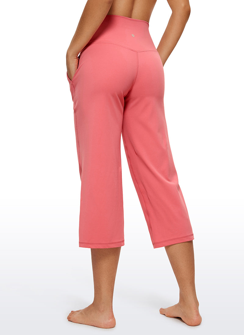 Butterluxe High Waist Wide Leg Pants with Pockets 23''