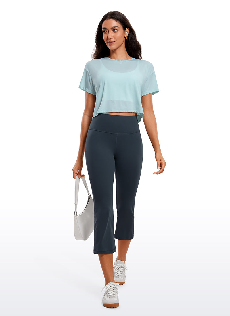 Butterluxe High Waisted Flare Capris 23