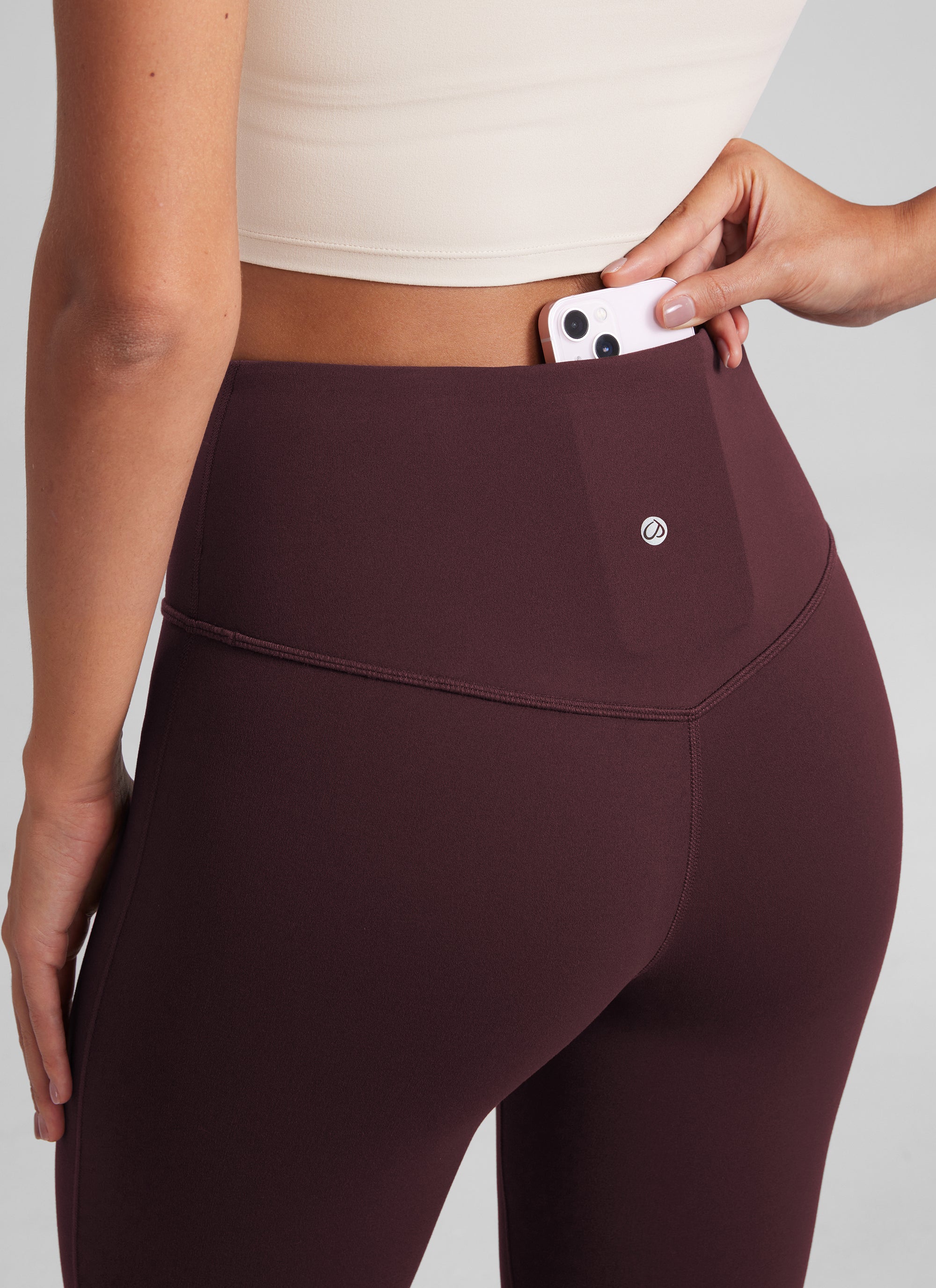 Butterluxe High Waist Flare Wide Leg Bootcut Pockets Leggings 31