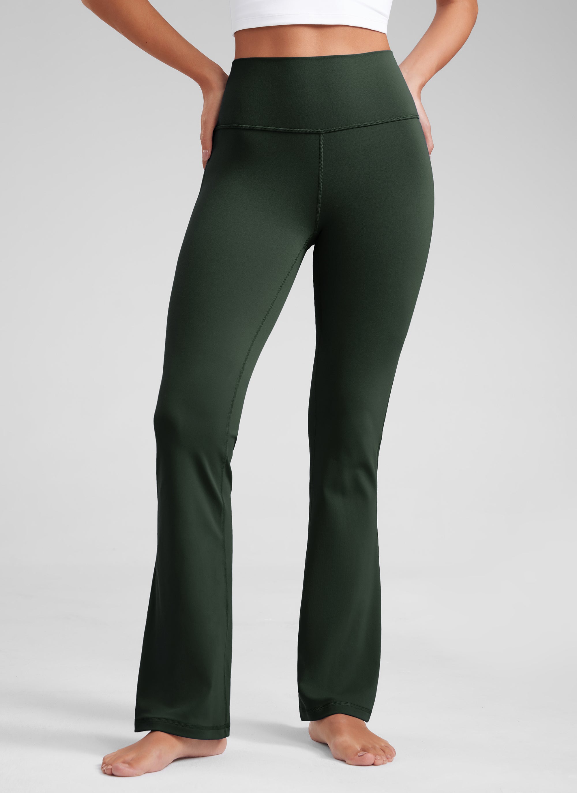 CRZ YOGA Women's Butterluxe High Waist Flare Leg Bootcut Leggings 32