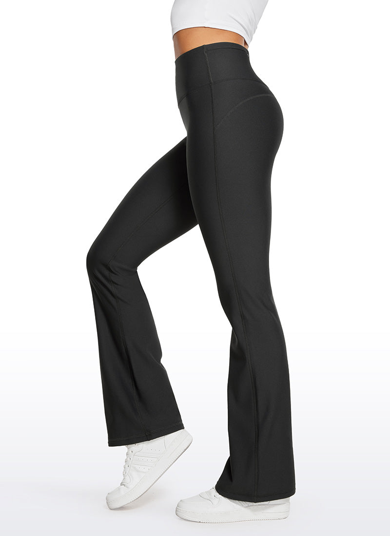 CRZ YOGA Womens Fleece Lined Flare Leggings 31