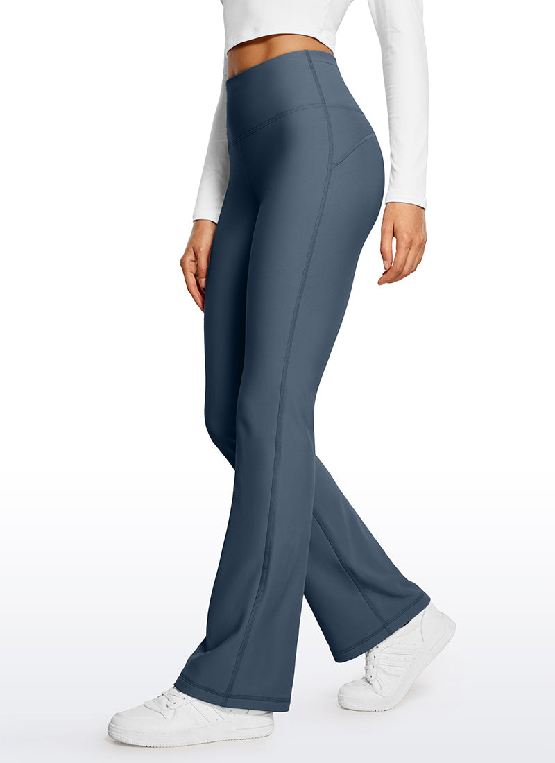 CRZ YOGA Womens Fleece Lined Flare Leggings 31