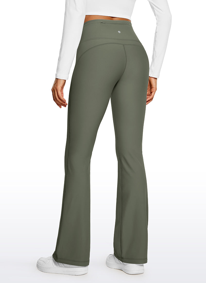 CRZ YOGA Womens Fleece Lined Flare Leggings 31