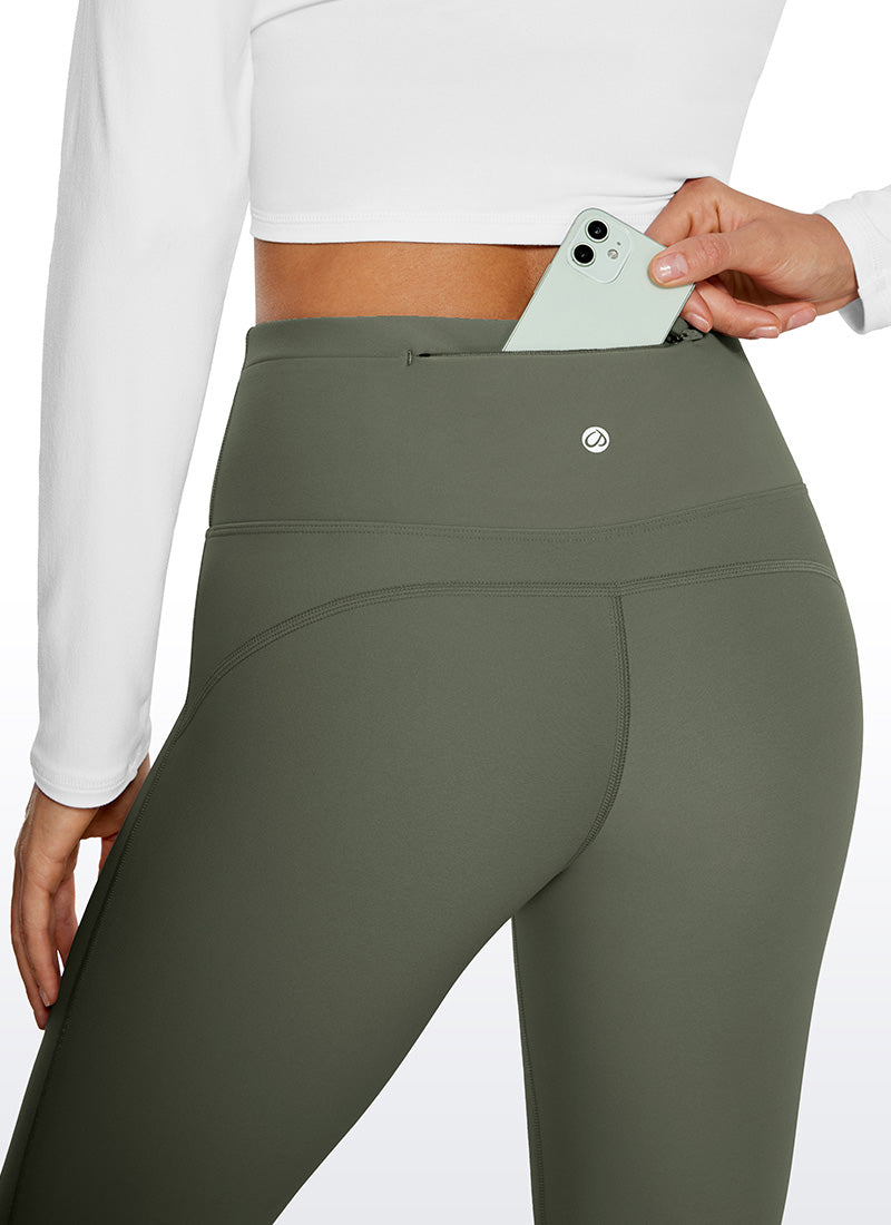 CRZ YOGA Womens Fleece Lined Flare Leggings 31