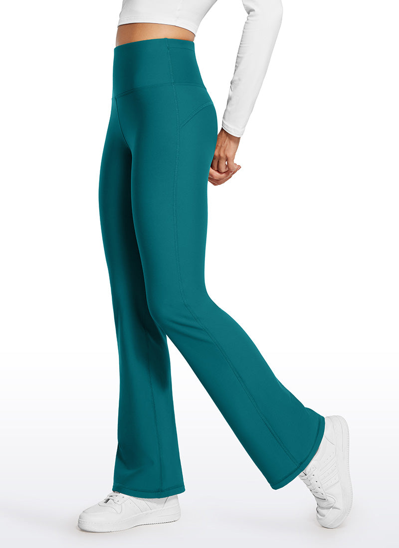 CRZ YOGA Womens Fleece Lined Flare Leggings 31