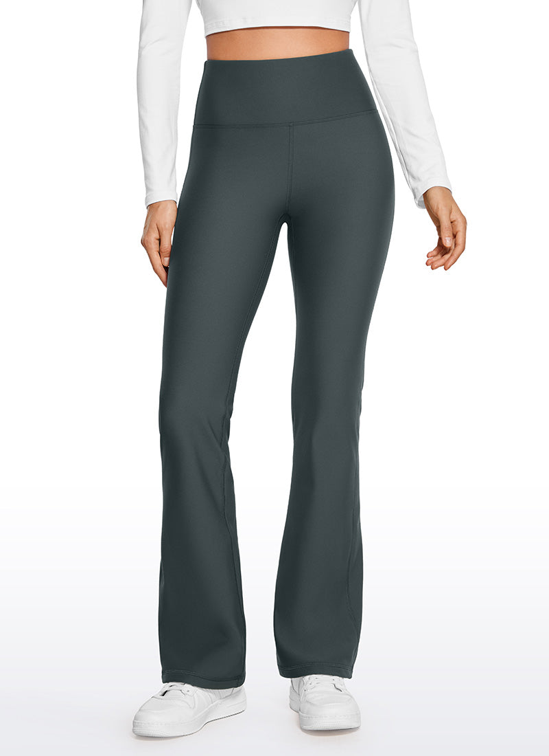 CRZ YOGA Womens Fleece Lined Flare Leggings 31