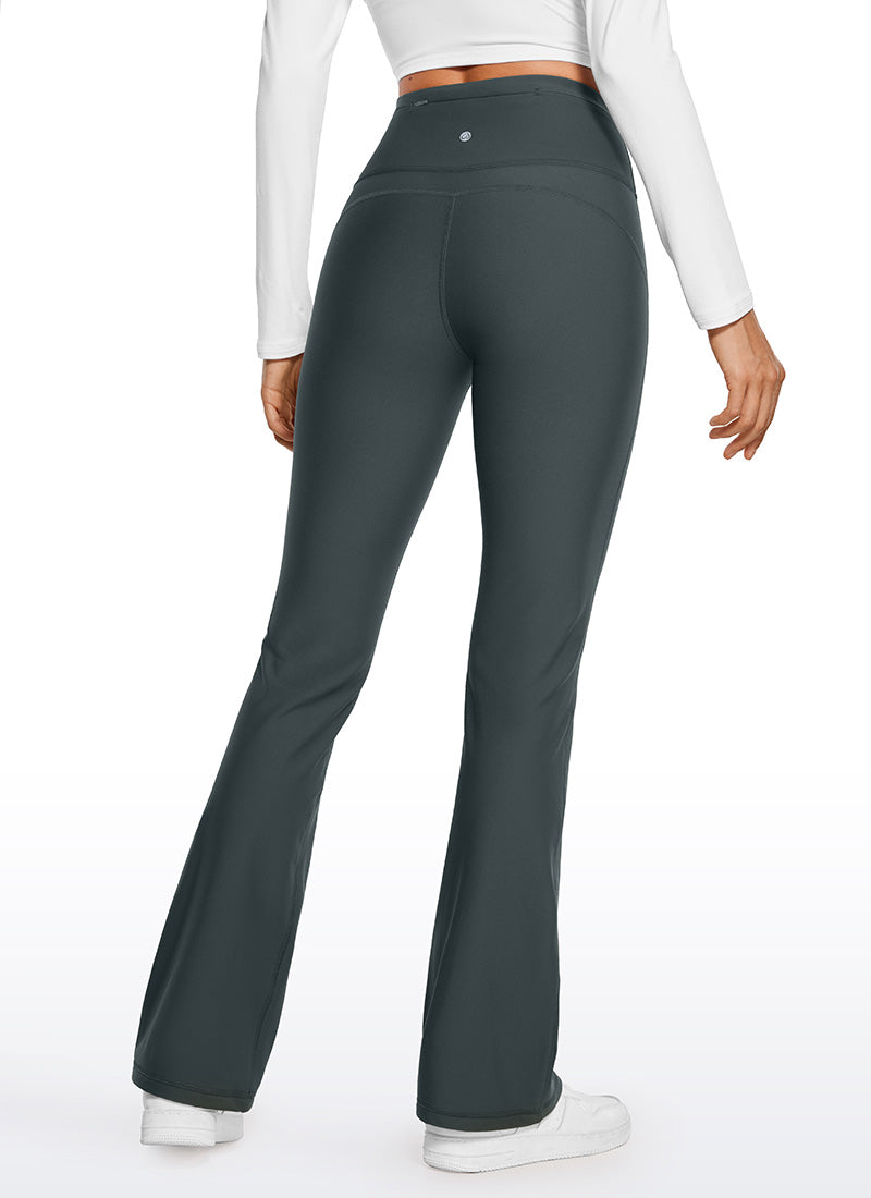 CRZ YOGA Womens Fleece Lined Flare Leggings 31