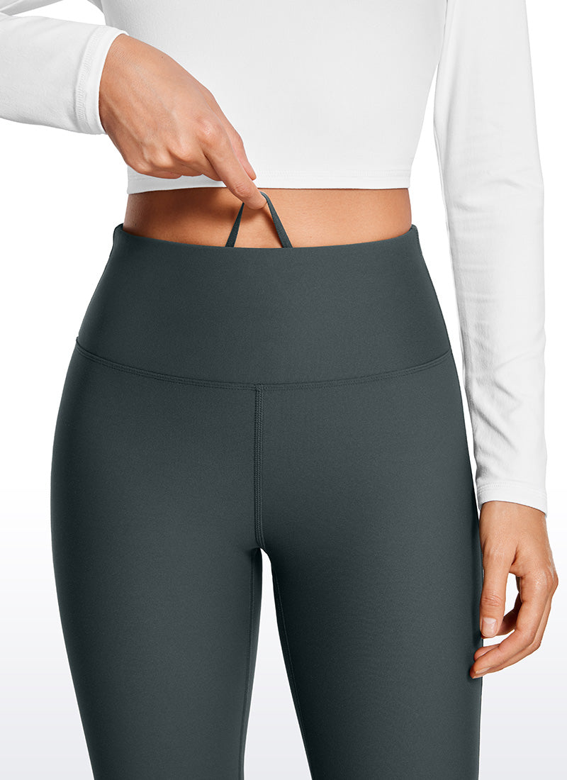 CRZ YOGA Womens Fleece Lined Flare Leggings 31