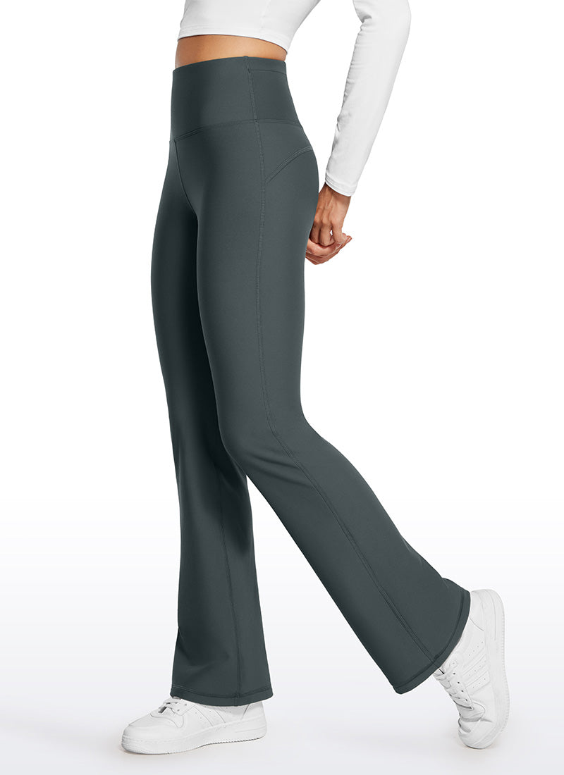 CRZ YOGA Womens Fleece Lined Flare Leggings 31