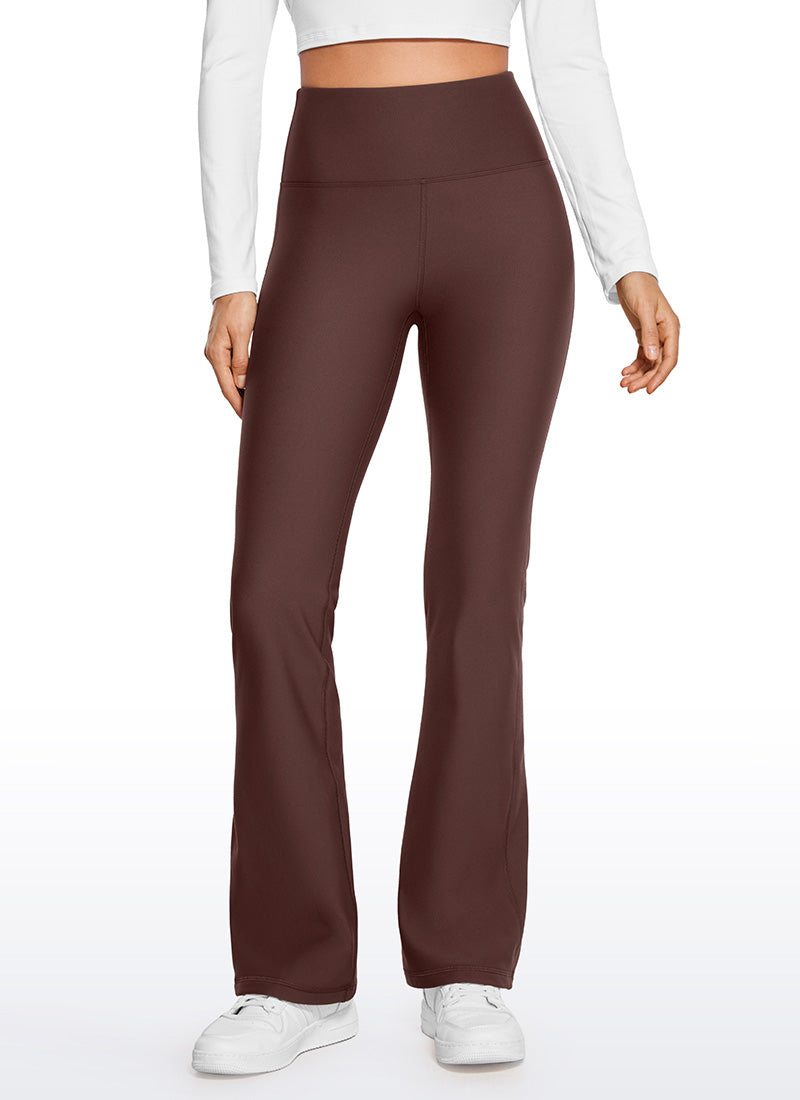 CRZ YOGA Womens Fleece Lined Flare Leggings 31
