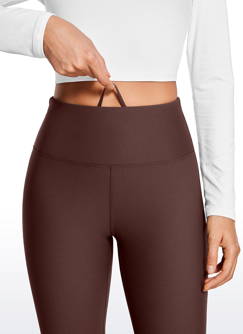 CRZ YOGA Womens Fleece Lined Flare Leggings 31