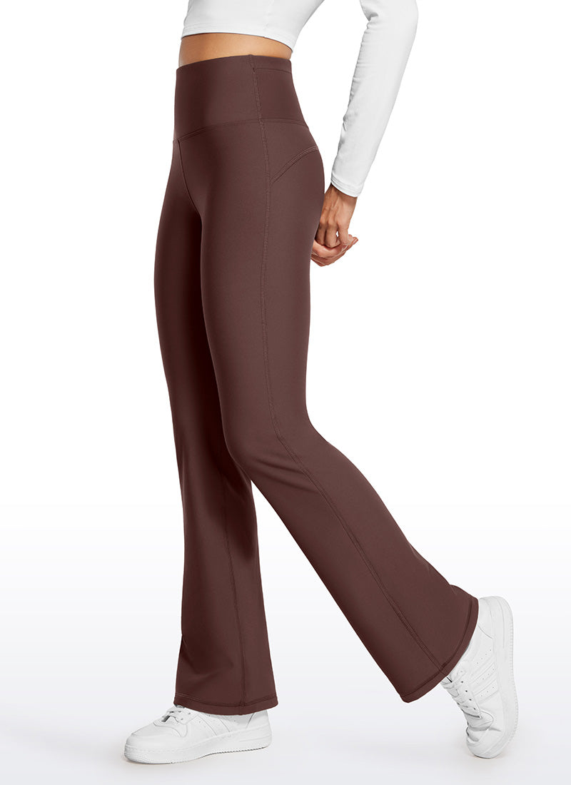CRZ YOGA Womens Fleece Lined Flare Leggings 31
