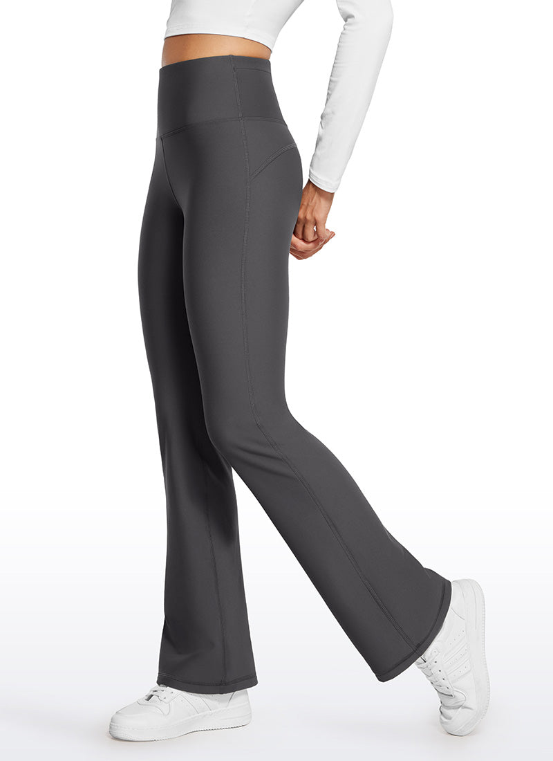 CRZ YOGA Womens Fleece Lined Flare Leggings 31