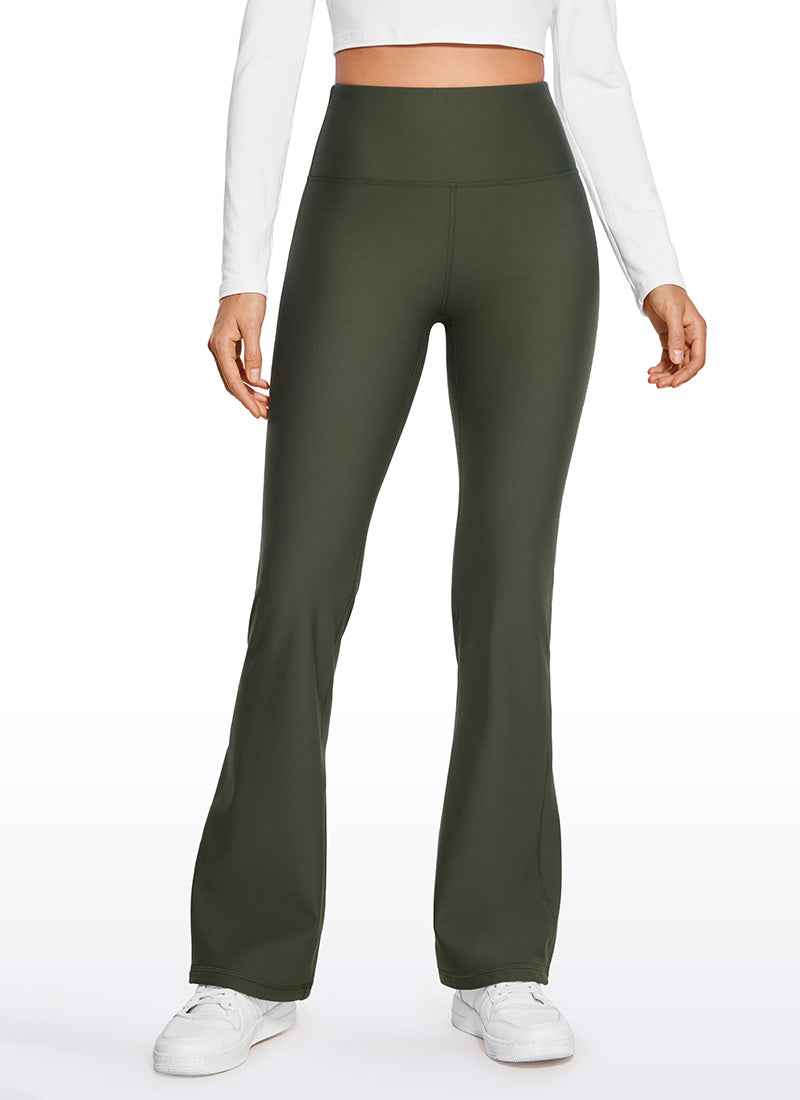 CRZ YOGA Womens Fleece Lined Flare Leggings 31