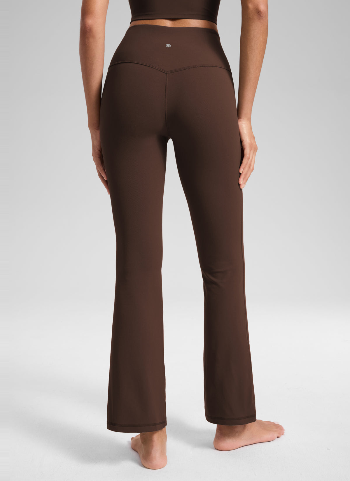 CRZ YOGA Women's Yoga High Waist Butterluxe Flare Pocket Leggings 29