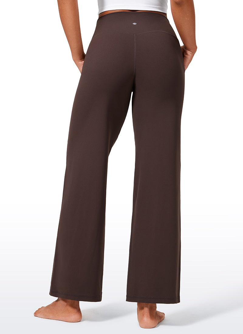 Butterlift High Waisted Wide Leg Pants with Pockets 29