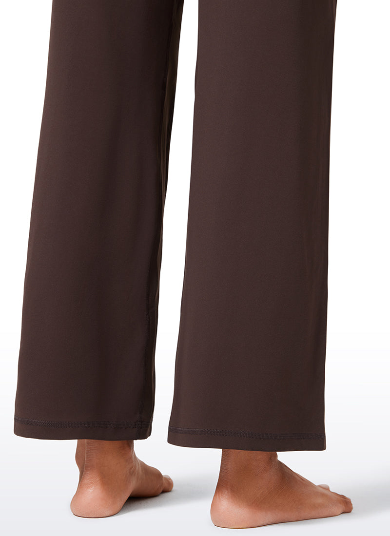 Butterlift High Waisted Wide Leg Pants with Pockets 29