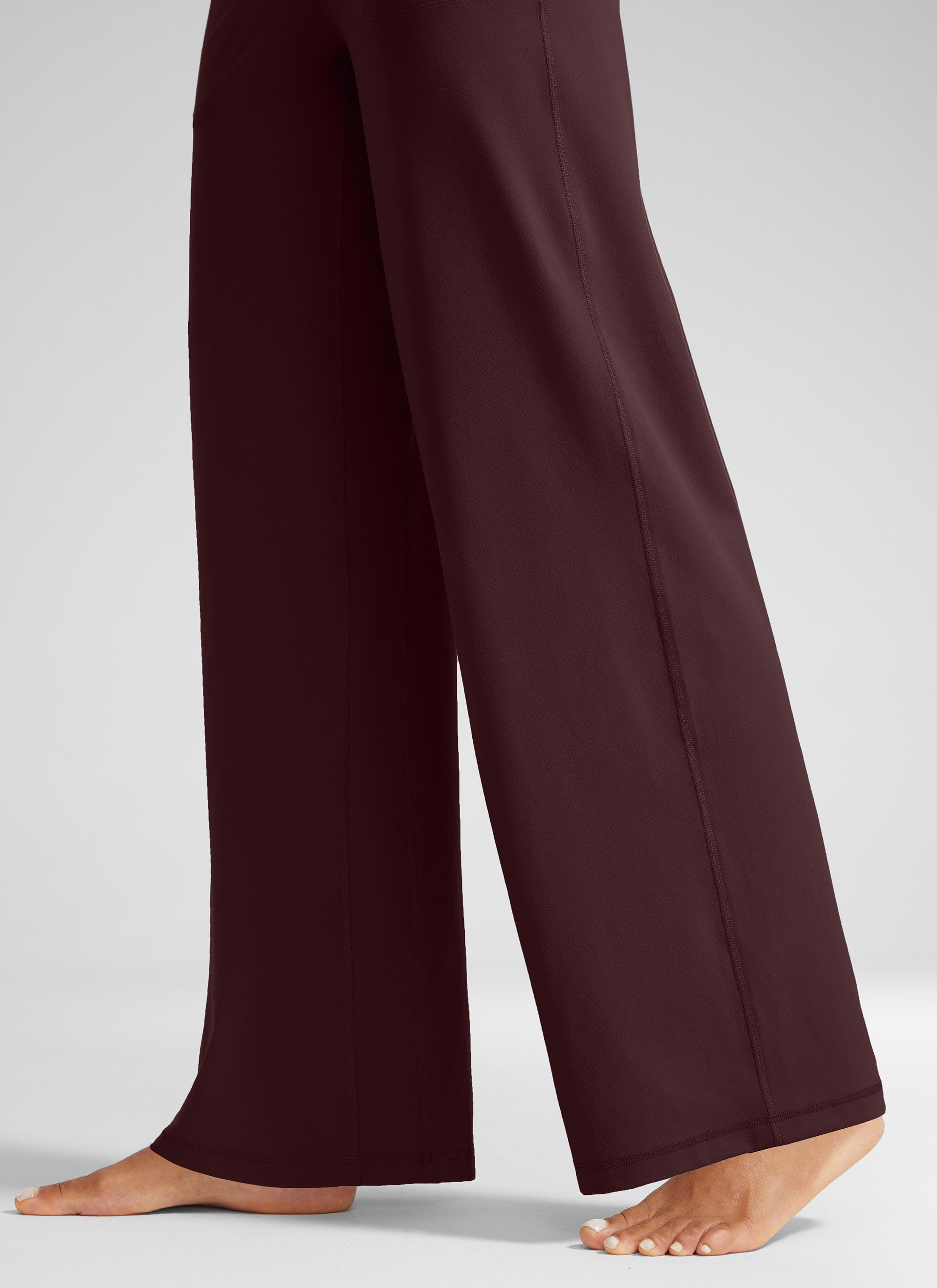 CRZ YOGA Women's Butterlift High Waisted Wide Leg Pants with Pockets 33