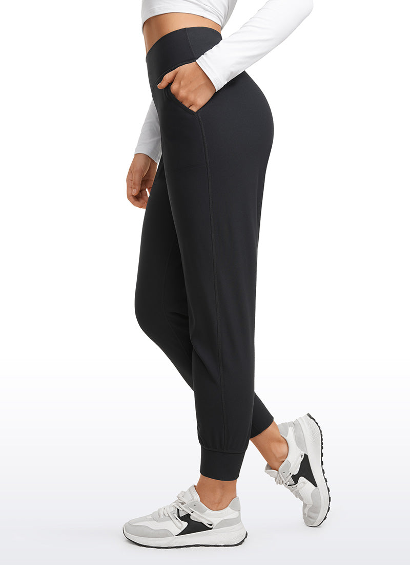 Fleece Lined Soft Workout Joggers with Pockets 27.5