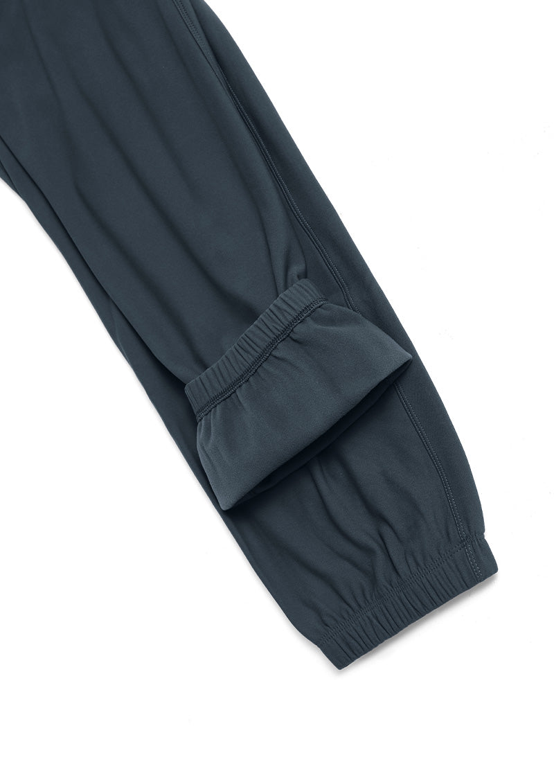 Pantalon de jogging taille haute doublé en polaire 28