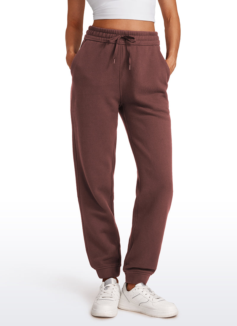 Fleece Lined High Rise Sweatpant 28''